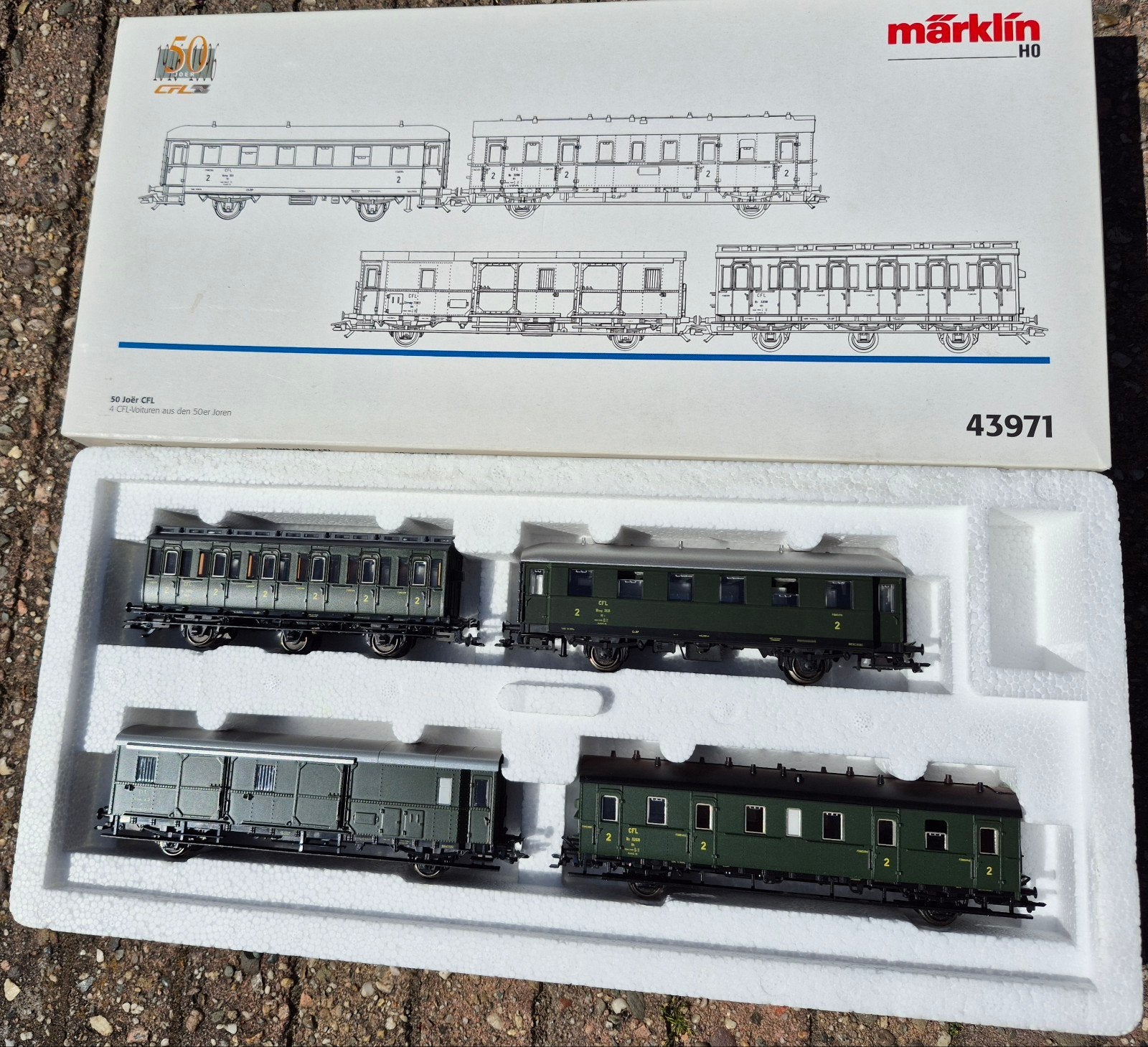 Märklin 43971 personen rijtuigen nieuw in ovp, Wisselstroom, Ophalen of Verzenden, Märklin, Nieuw