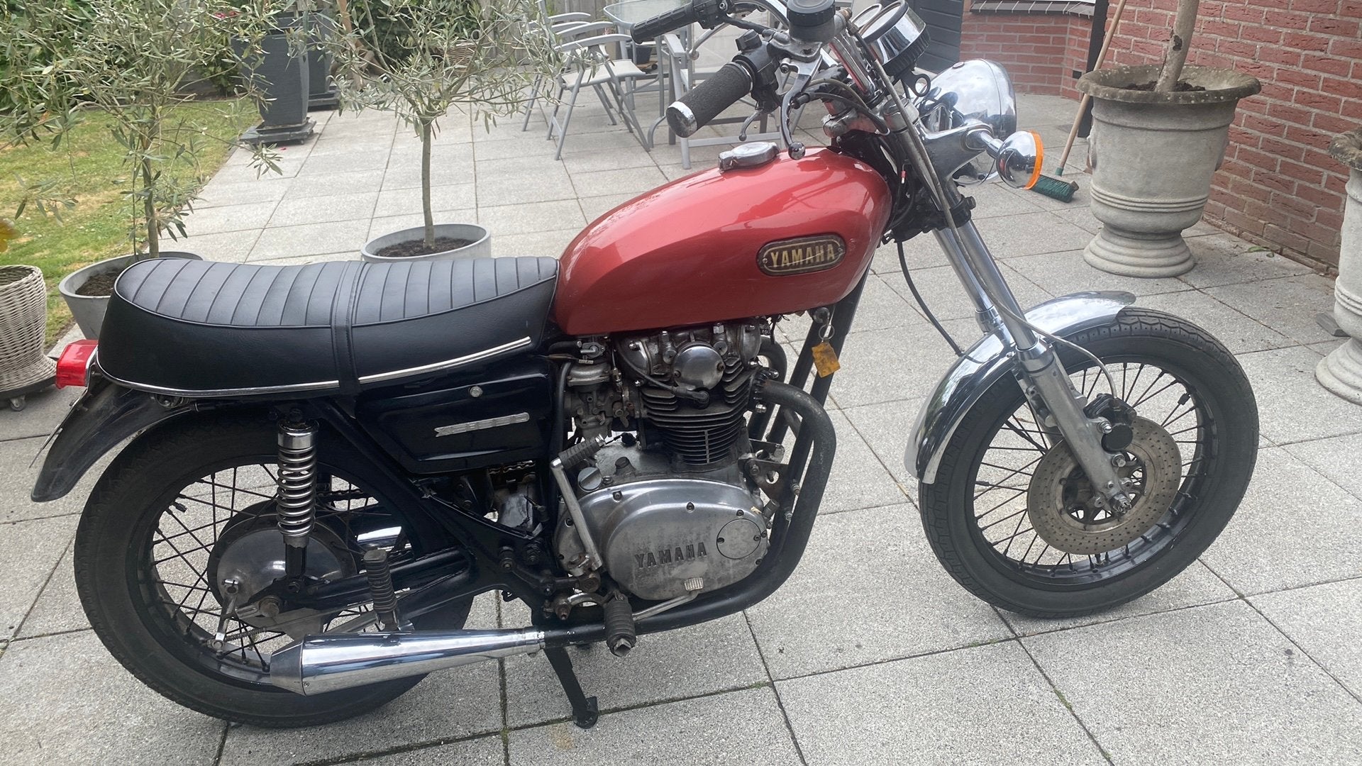 Yamaha XS2, Motoren, Motoren | Oldtimers, 2 cilinders, Sportuitlaat, Motorrijbewijs A, Gebruikt