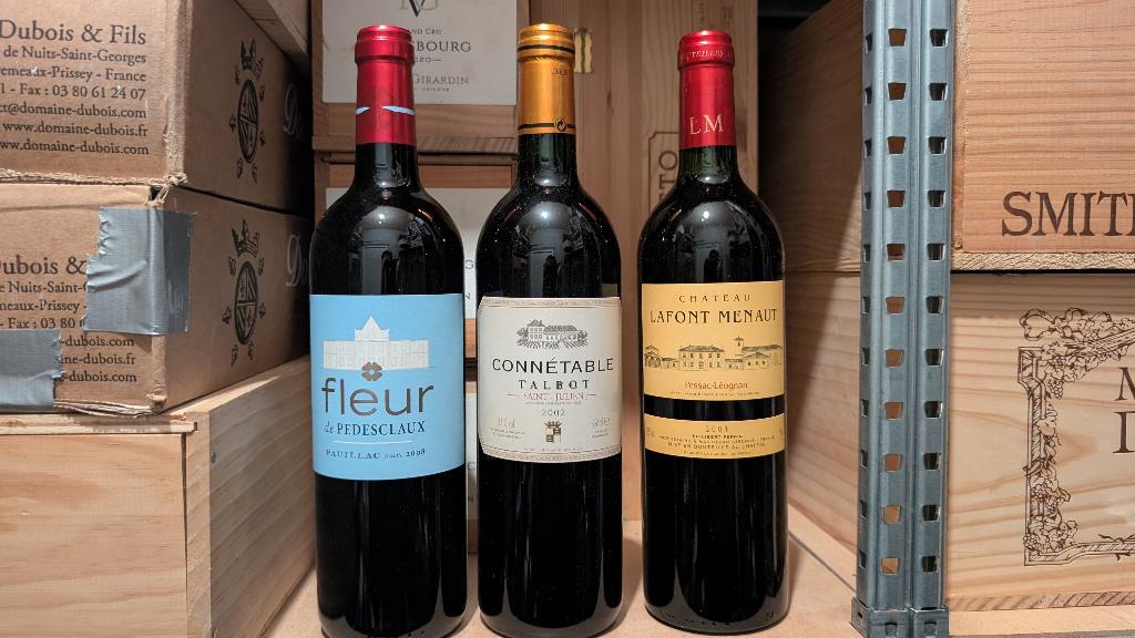 Bordeaux wijnen van Grand Cru Classe huizen, Frankrijk, Nieuw, Ophalen of Verzenden, Rode wijn