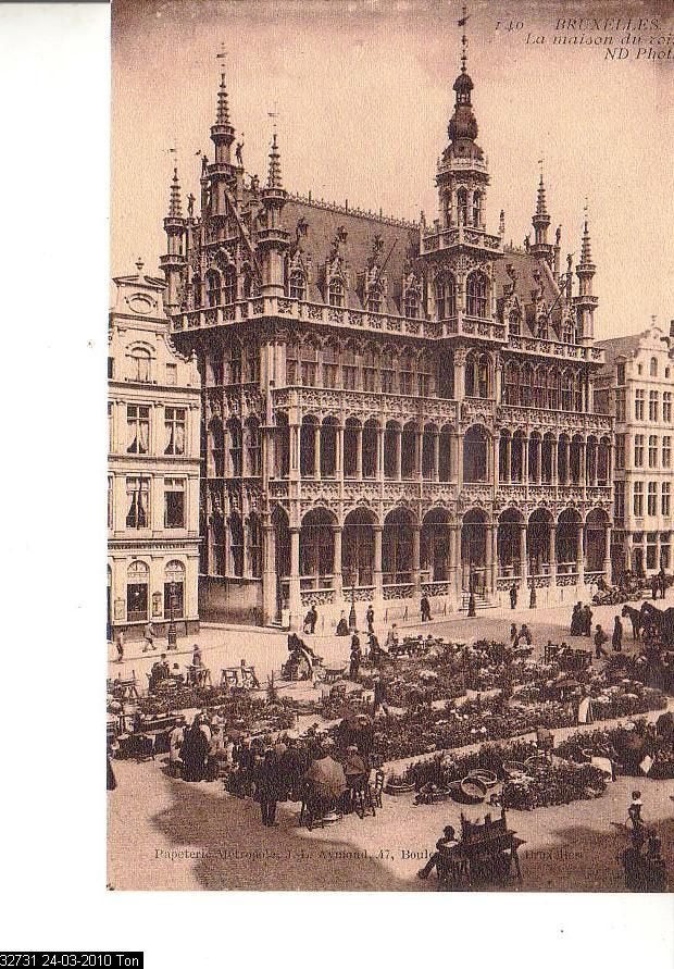 Ansichtkaart 	Brussel	Broodhuis, Verzenden, 1920 tot 1940, Ongelopen, Brussel (Gewest)