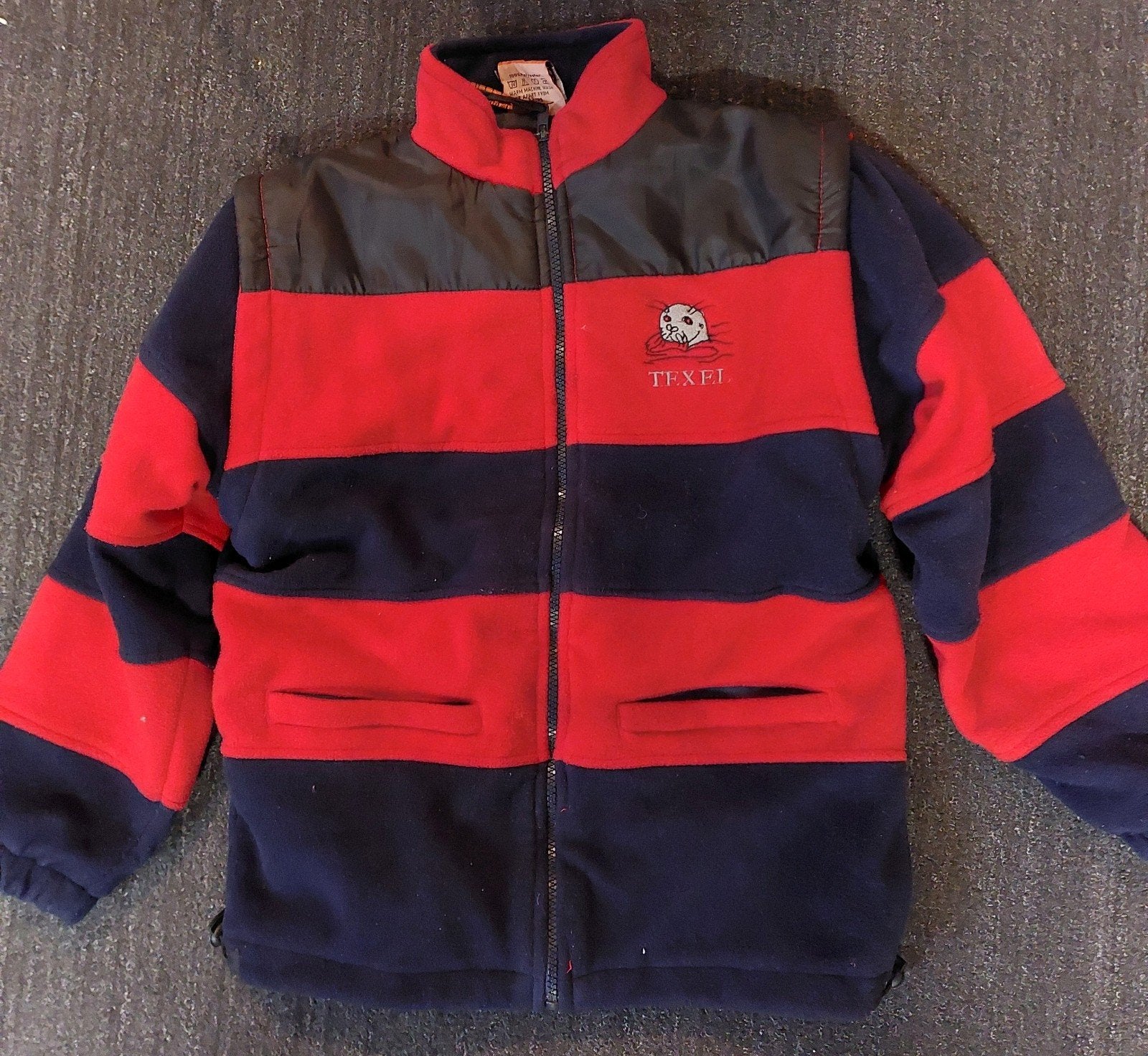 Gevoerde fleece jas voorjaar/najaar jas  bodywarmer Maat 140, Jongen of Meisje, Lizzard, Ophalen of Verzenden, Zo goed als nieuw