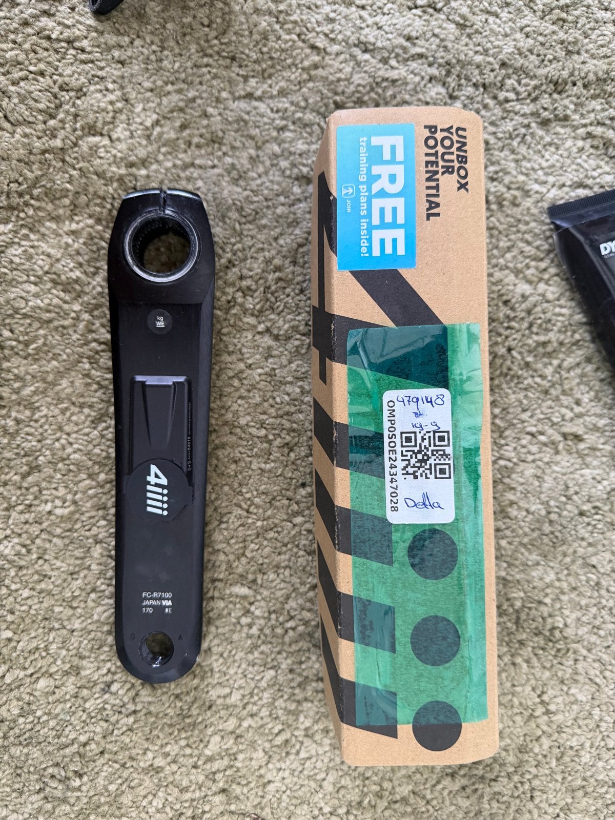 4iiii Precision 3 Powermeter Shimano 105 FC-R7100, Fietsen en Brommers, Crankstel of Pedalen, Ophalen of Verzenden, Zo goed als nieuw