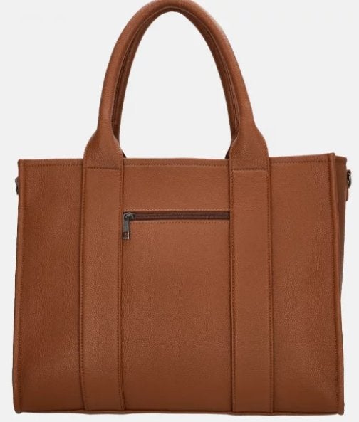 Charm London (15 inch laptop) schoudertas bruin, Ophalen of Verzenden, Nieuw, Bruin, Overige typen