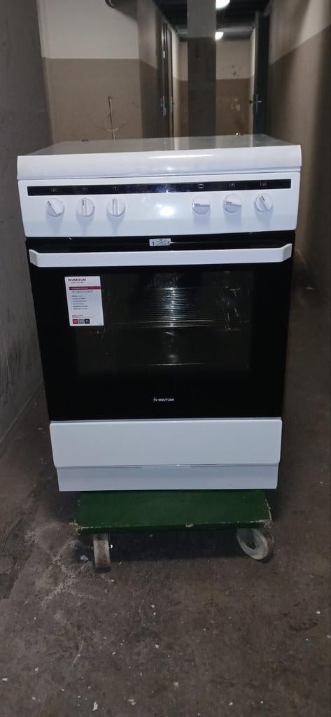 Inventum VFG6020GWIT Vrijstaand Gasfornuis met Oven, Ophalen, 60 cm of meer, Nieuw, 4 kookzones