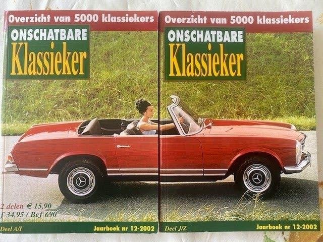 Onschatbare Klassieker Jaarboek 2002 (Deel A/I en J/Z), Boeken, Auto's | Boeken, Onbekend, Algemeen, Ophalen of Verzenden, Zo goed als nieuw