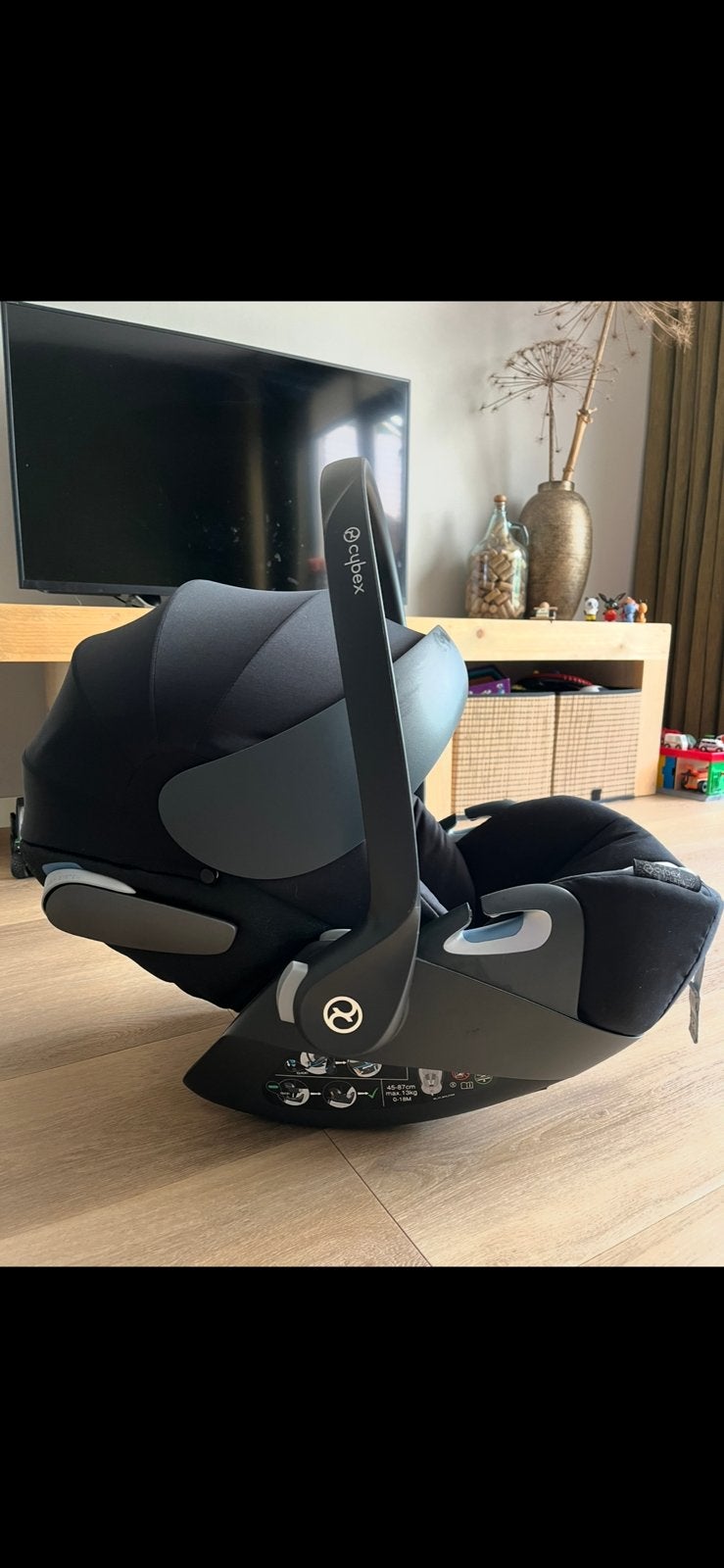Cybex Cloud Z te koop, Slaapstand, Zo goed als nieuw, Isofix, 0 t/m 13 kg