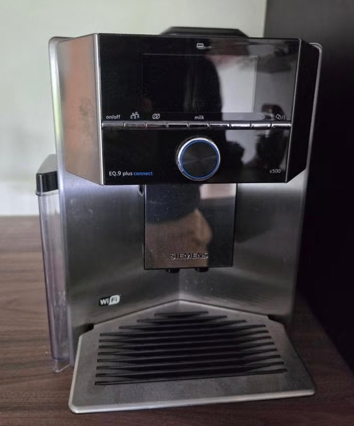 Siemens EQ.9 plus connect s500 volautomaat espresso, Ophalen, Afneembaar waterreservoir, Espresso apparaat, Koffiebonen