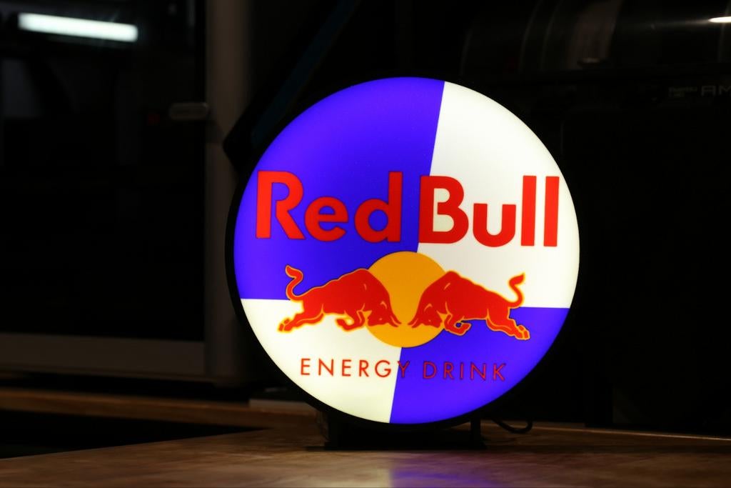 Red Bull Lightbox, Red Bull Lamp, RedBull Lamp, van 39,95, Ophalen of Verzenden, Nieuw