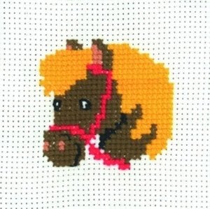 Borduurpakket paardenhoofd 7316, ., Nieuw, Ophalen of Verzenden, .