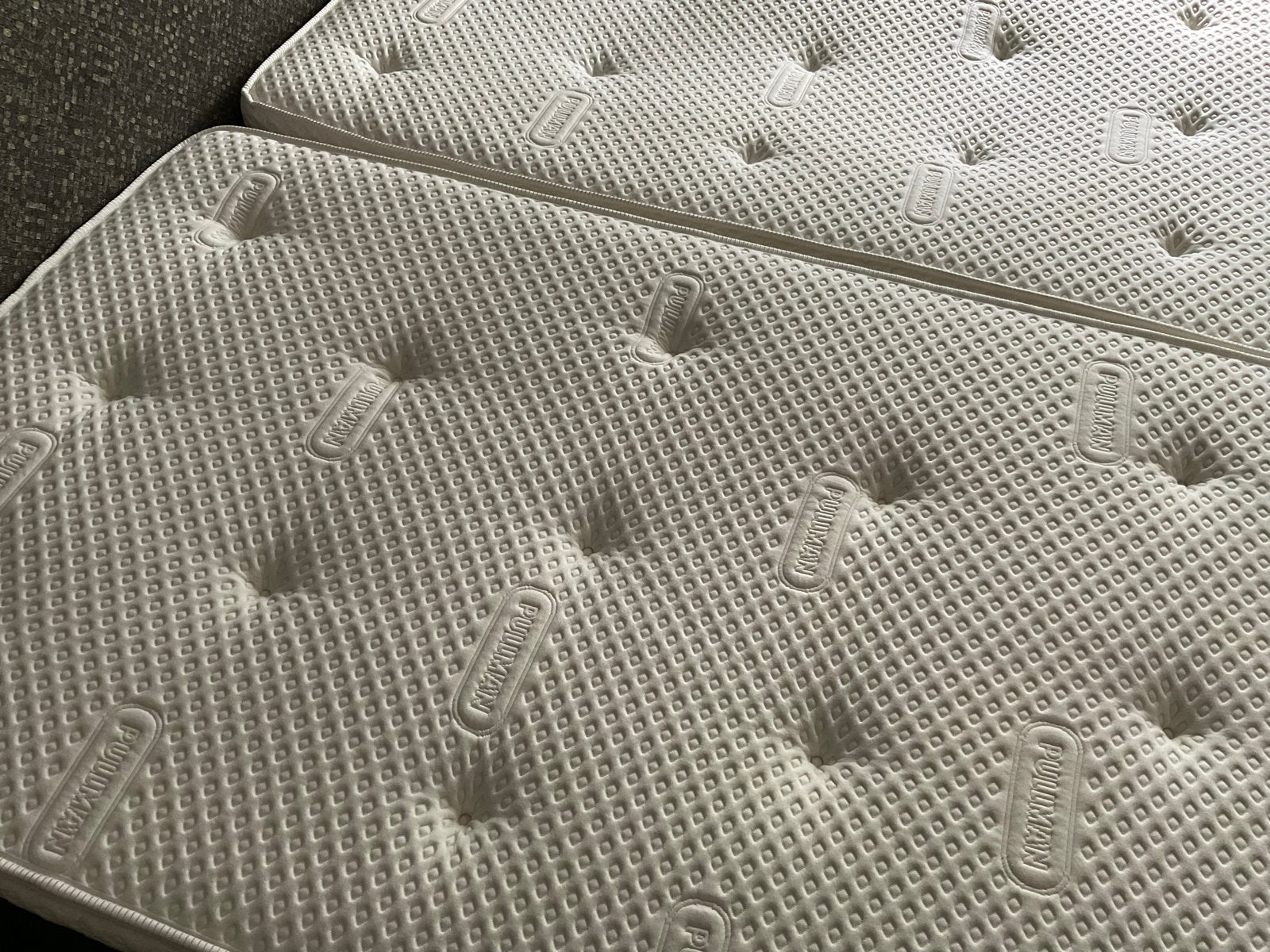 2 Pullman Silverline Comforttoppers 90x200 - Comfortschuim, Ophalen, 90 cm, Eenpersoons, Zo goed als nieuw