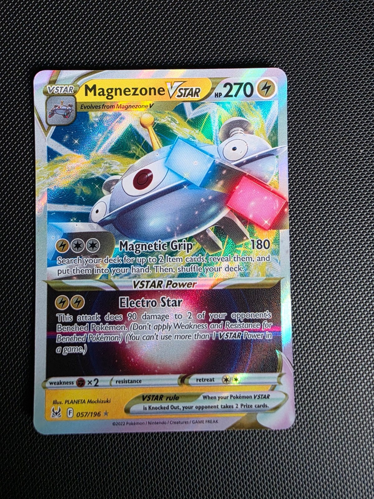 Magnezone Vstar #057 lost origin, Hobby en Vrije tijd, Verzamelkaartspellen | Pokémon, Nieuw, Losse kaart, Ophalen of Verzenden