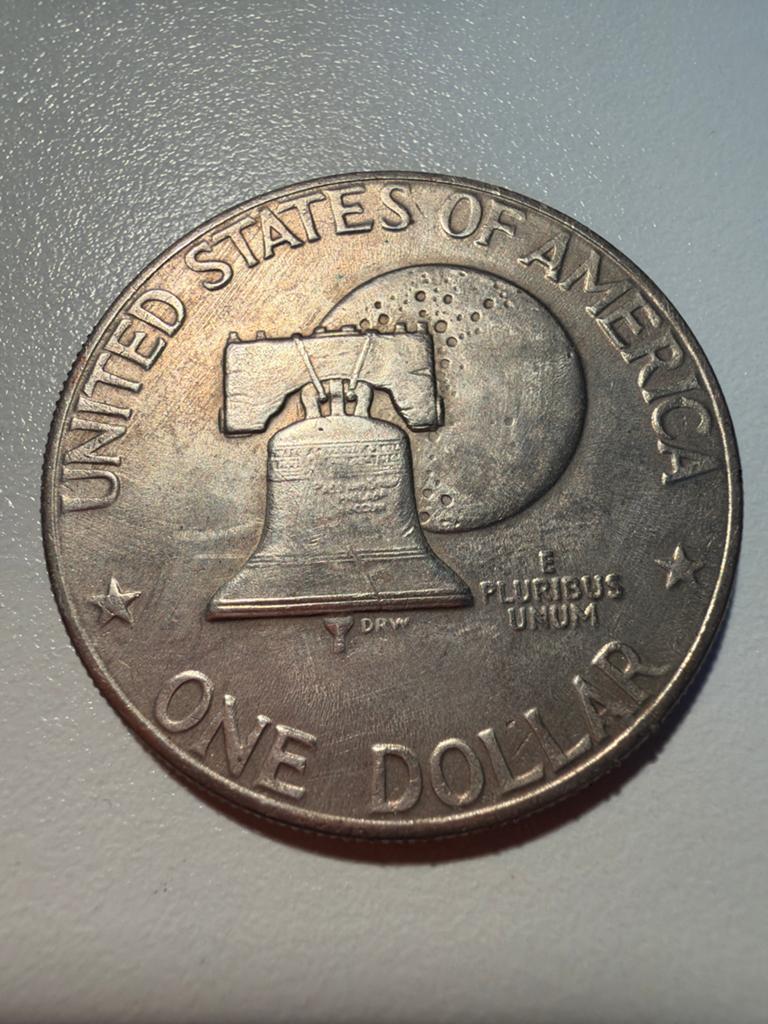 1976 Eisenhower Dollar - Bicentennial Munt, Postzegels en Munten, Ophalen of Verzenden, Noord-Amerika, Losse munt
