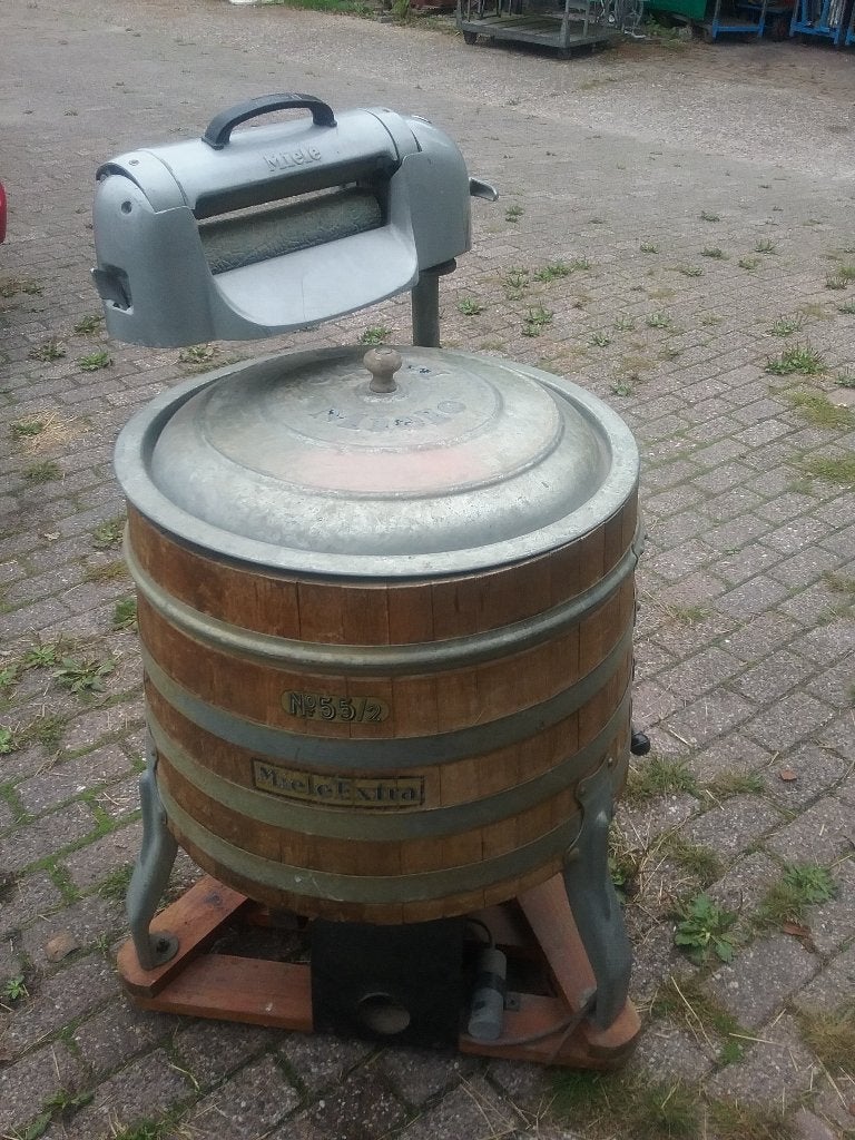 Vintage wasmachine, Ophalen