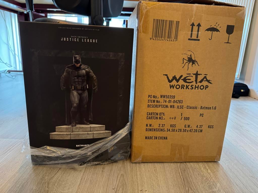 Weta Workshop Batman Justice League 1:6 Schaal Standbeeld, Ophalen of Verzenden, Nieuw, Beeldje, Replica of Model