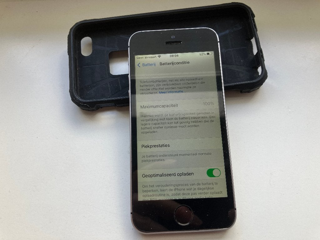 iphone se 2016 32GB space grey met originele doos, Ophalen of Verzenden, Grijs, 100 %, IPhone SE (2016)