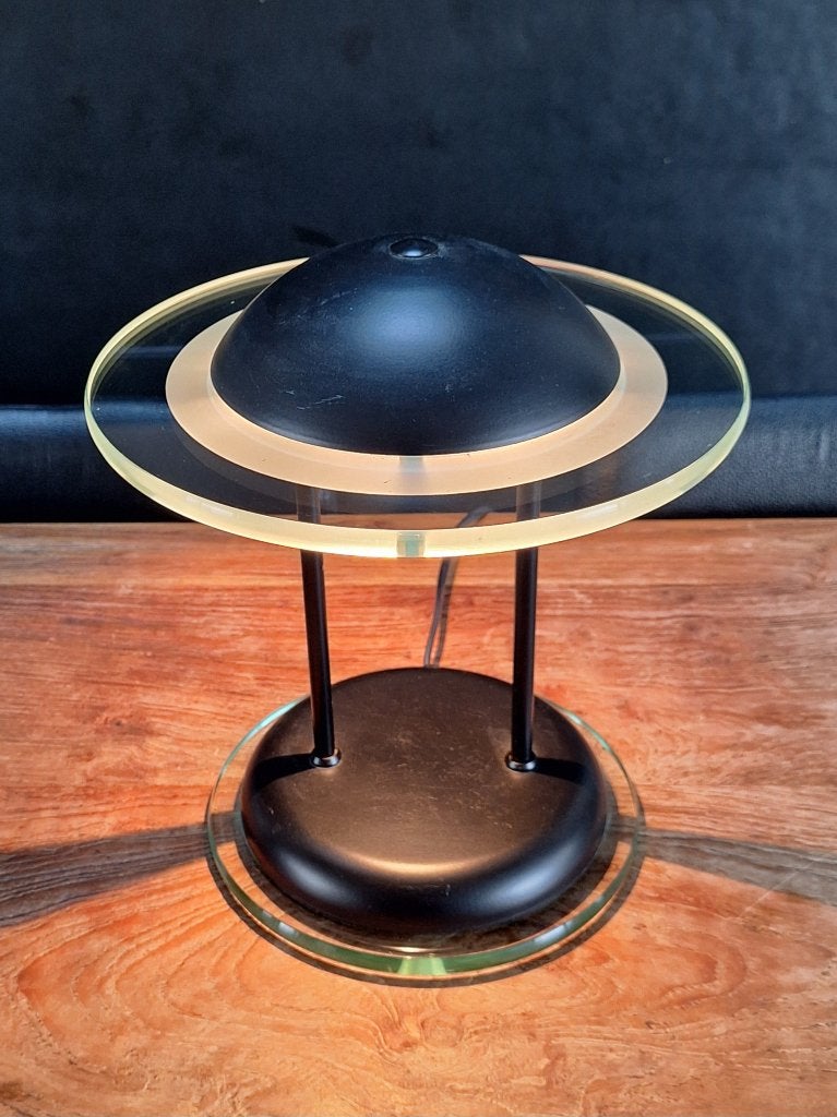 vintage Herda space age design tafellamp bureaulamp h= 27cm, Bureaulamp, Gebruikt, Overige merken, 27 cm