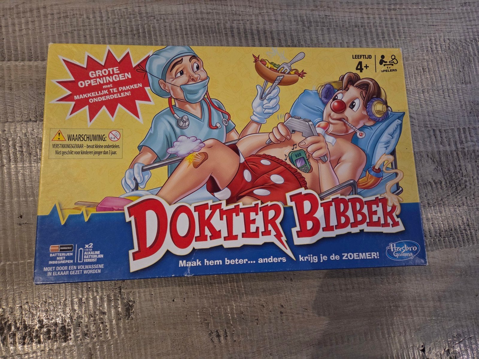 Dokter Bibber spel - Klassiek gezelschapsspel, Hobby en Vrije tijd, Gezelschapsspellen | Bordspellen, Een of twee spelers, Ophalen of Verzenden