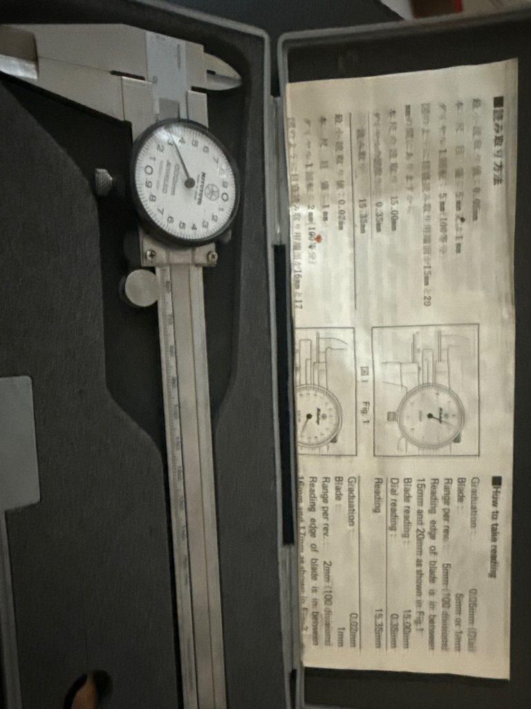 Mitutoyo Dial Caliper, Ophalen, Zo goed als nieuw, Overige meters
