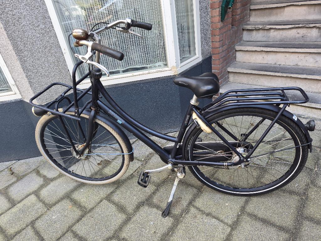 Batavus blauw, damesfiets 49 cm 28 inch, zeer goede staat., Fietsen en Brommers, Fietsen | Meisjes, Gebruikt, Versnellingen, Batavus