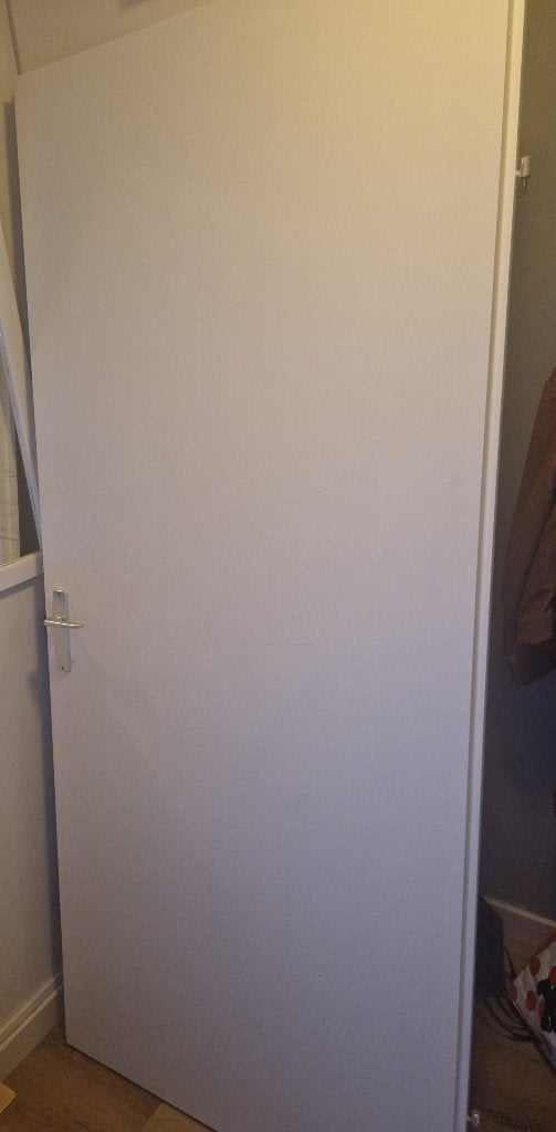 Binnen opdekdeur 93 x 211,5, Ophalen, Gebruikt, 80 tot 100 cm, Binnendeur