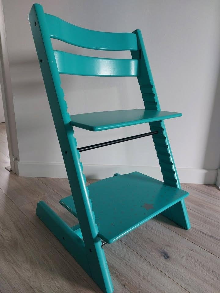 Stokke Tripp Trapp stoel - model vóór 2003, Kinderen en Baby's, Kinderstoelen, Ophalen, Gebruikt, Meegroeistoel