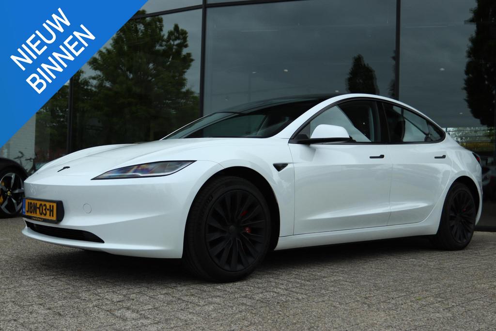 TESLA MODEL 3 HIGHLAND RWD 60KWH | FSD | ORIG NL | PANO | CA, Auto's, Tesla, Bedrijf, Te koop, Model 3, ABS, Adaptive Cruise Control