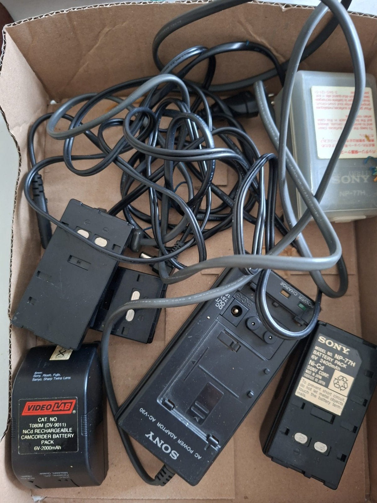Sony accu's, Verzenden