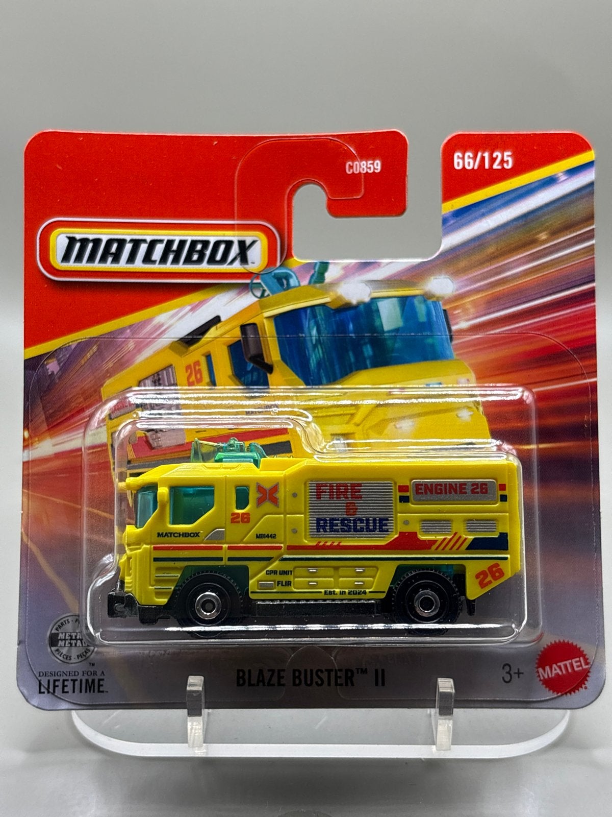 Matchbox Blaze Buster II Brandweerwagen - Nieuw in verpakkin, Auto, Nieuw, Ophalen of Verzenden, Mattel