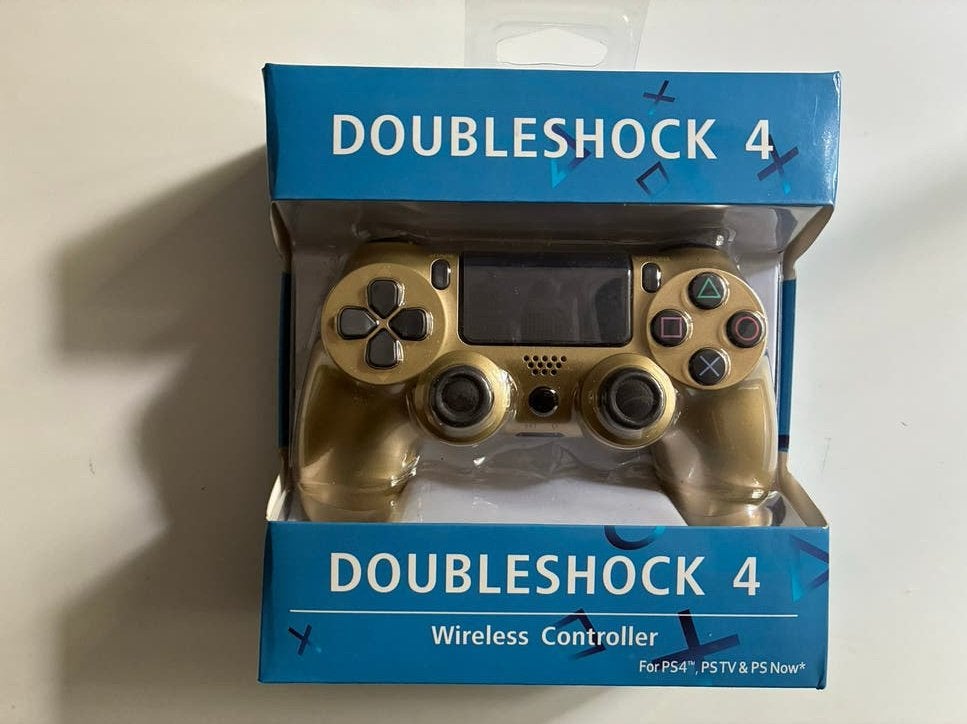 Doubleshock 4 Wireless Controller voor PS4 - Goud, Nieuw, Ophalen of Verzenden, Controller, PlayStation 4