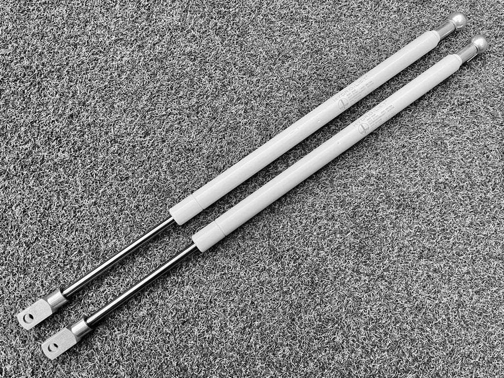 Set van 2x Stabilus Hydro-Lift Gasveren – 360N (M8), Ophalen, Zo goed als nieuw, Chroom