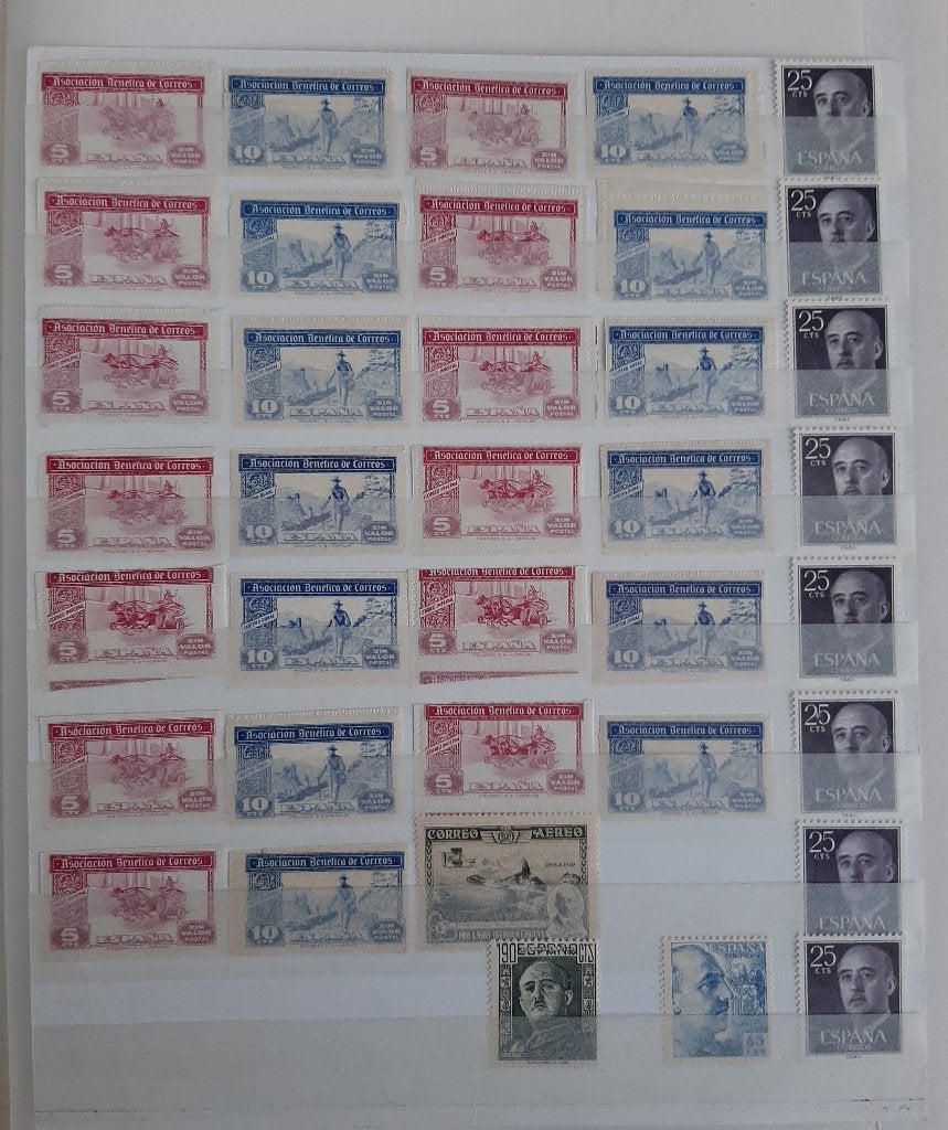 1 Kaart Oude Klassieke Postzegels Spanje Nr. 1 Postfris, Postzegels en Munten, Ophalen, Postfris
