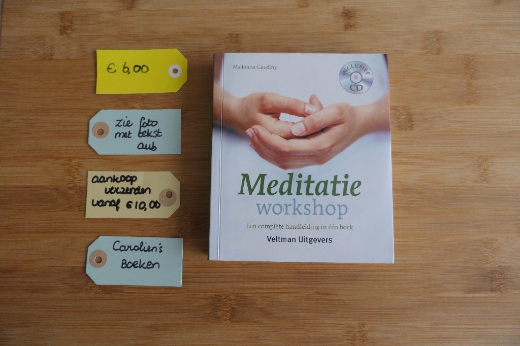 De Meditatie Workshop. Madonna Gauding., Gelezen, Meditatie of Yoga, Madonna Gauding., Ophalen of Verzenden