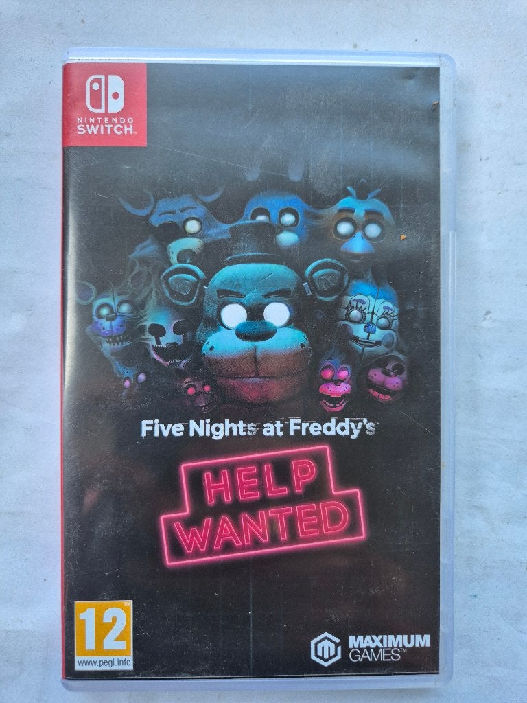 FIVE NIGHTS at FREDDY'S help wanted, Gebruikt, 1 speler, Ophalen of Verzenden, Vanaf 3 jaar