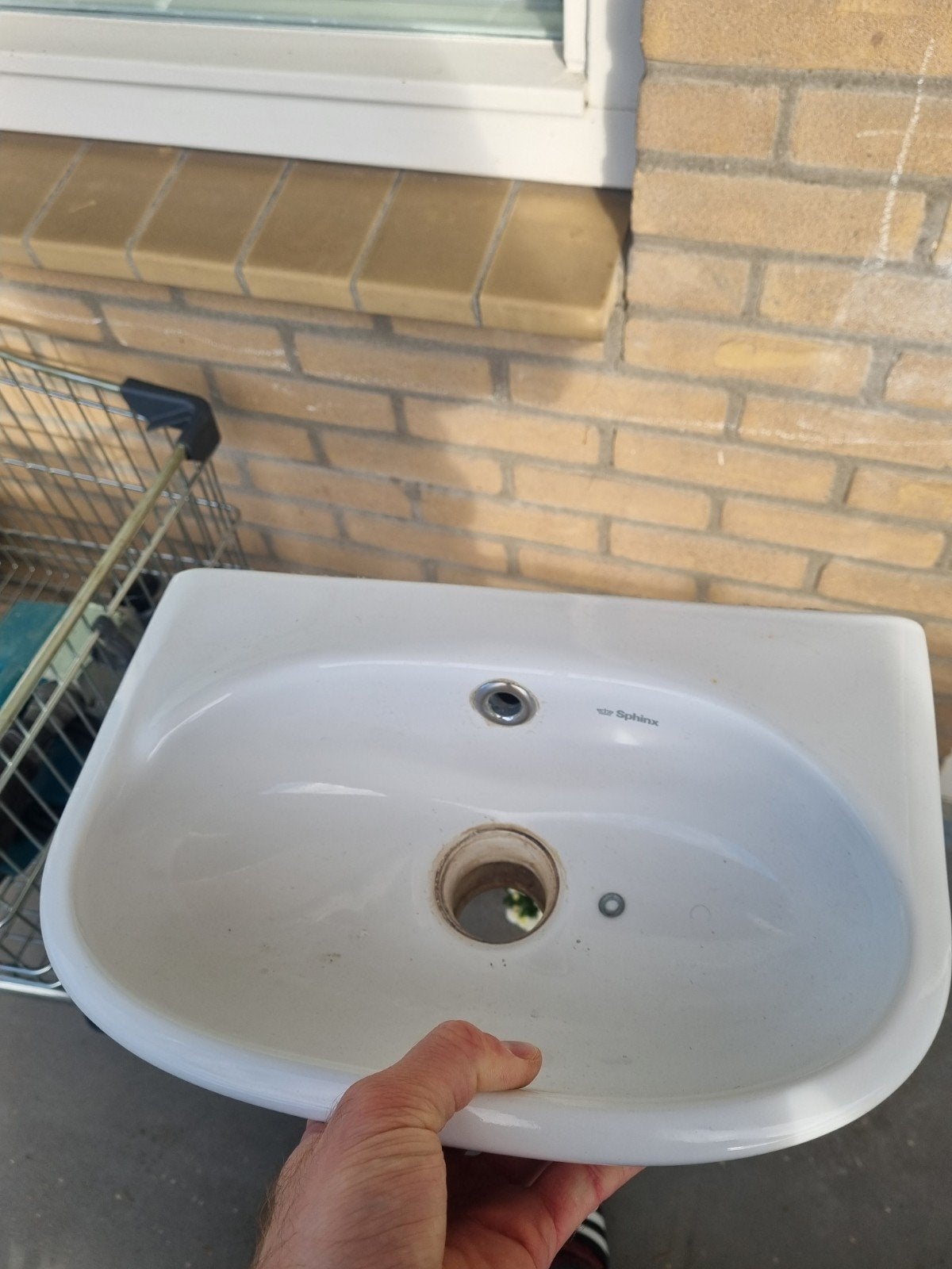 Wasbak toilet, Ophalen, Gebruikt, Toilet