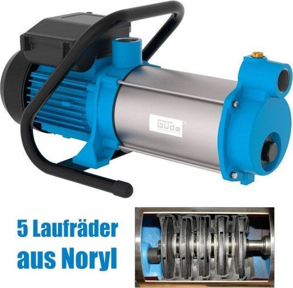 Gude 1300 Watt centrifugaalpomp max. 3 sproeiers/5400 L/uur!, Ophalen, Nieuw, Elektrisch, Beregeningspomp