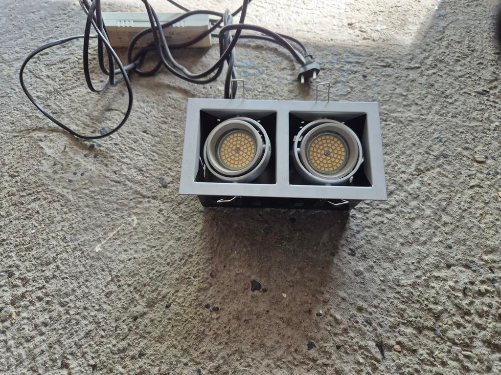 Inbouw (incl LED) spots / winkelverlichting, Gebruikt, Led, Metaal of Aluminium, Ophalen of Verzenden