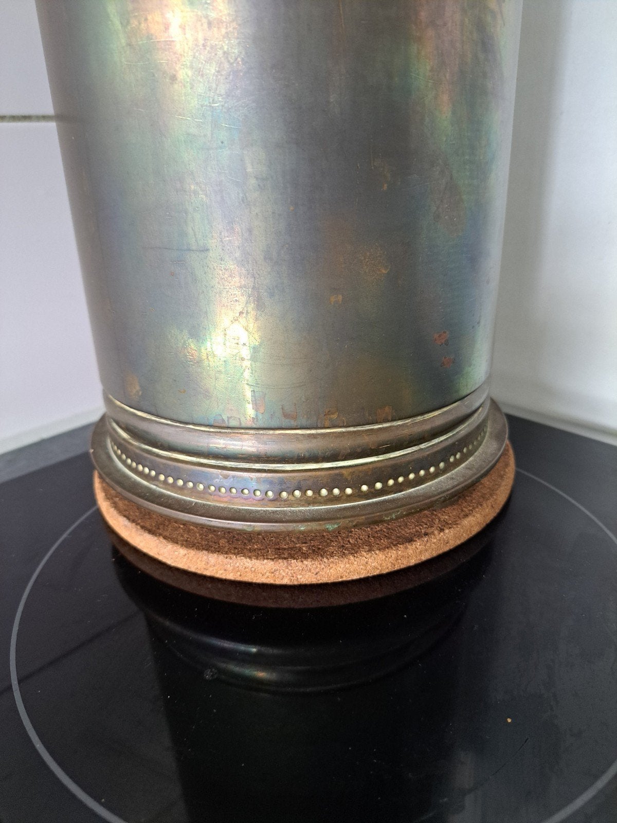 Granaathuls. 1936.To RP.  Trench art. Decoratief., Ophalen, Landmacht, Nederland, Hulzen of Bodemvondsten