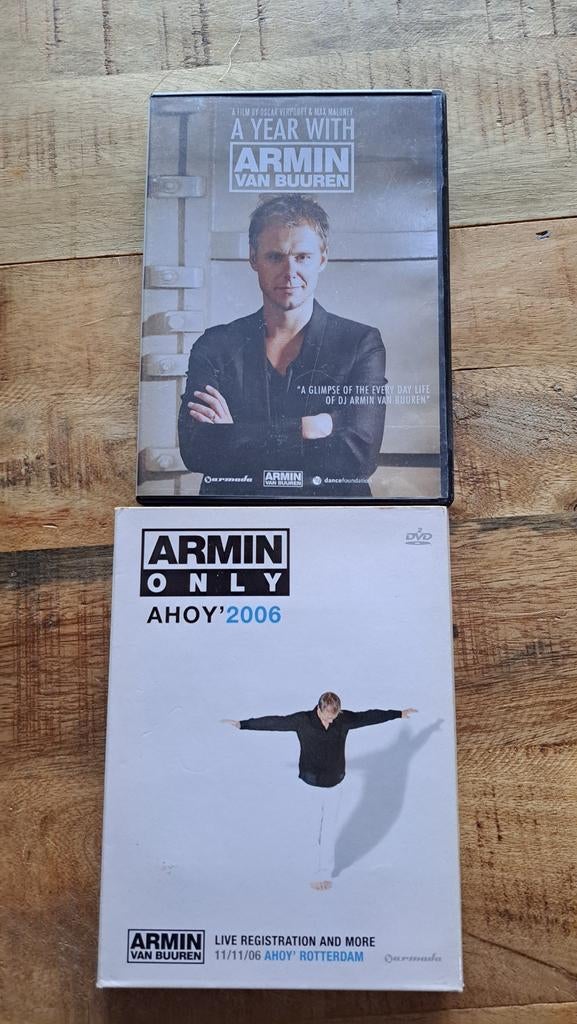 Armin van Buuren DVD's: A Year & Armin Only Ahoy 2006, Alle leeftijden, Ophalen of Verzenden, Gebruikt, Muziek en Concerten
