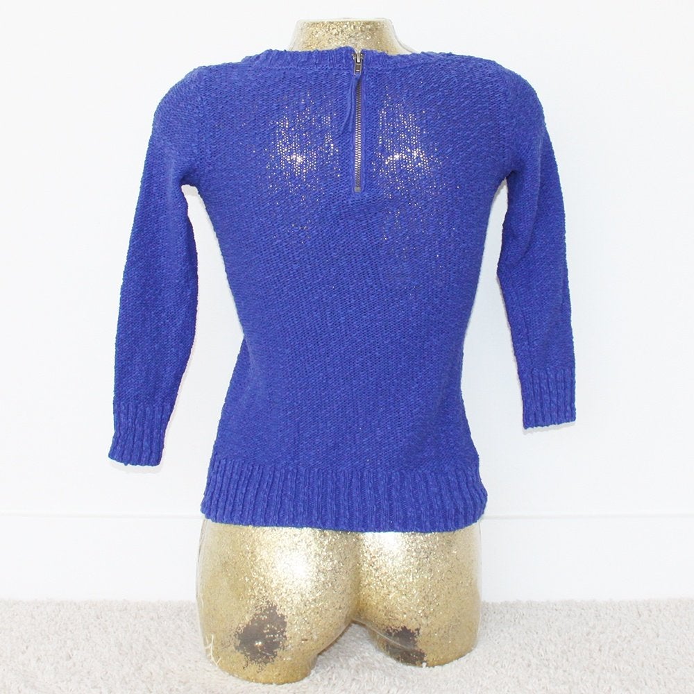 H&M Truitje Blauw (XS) - 75 € 10,-, H&M, Blauw, Ophalen of Verzenden, Zo goed als nieuw