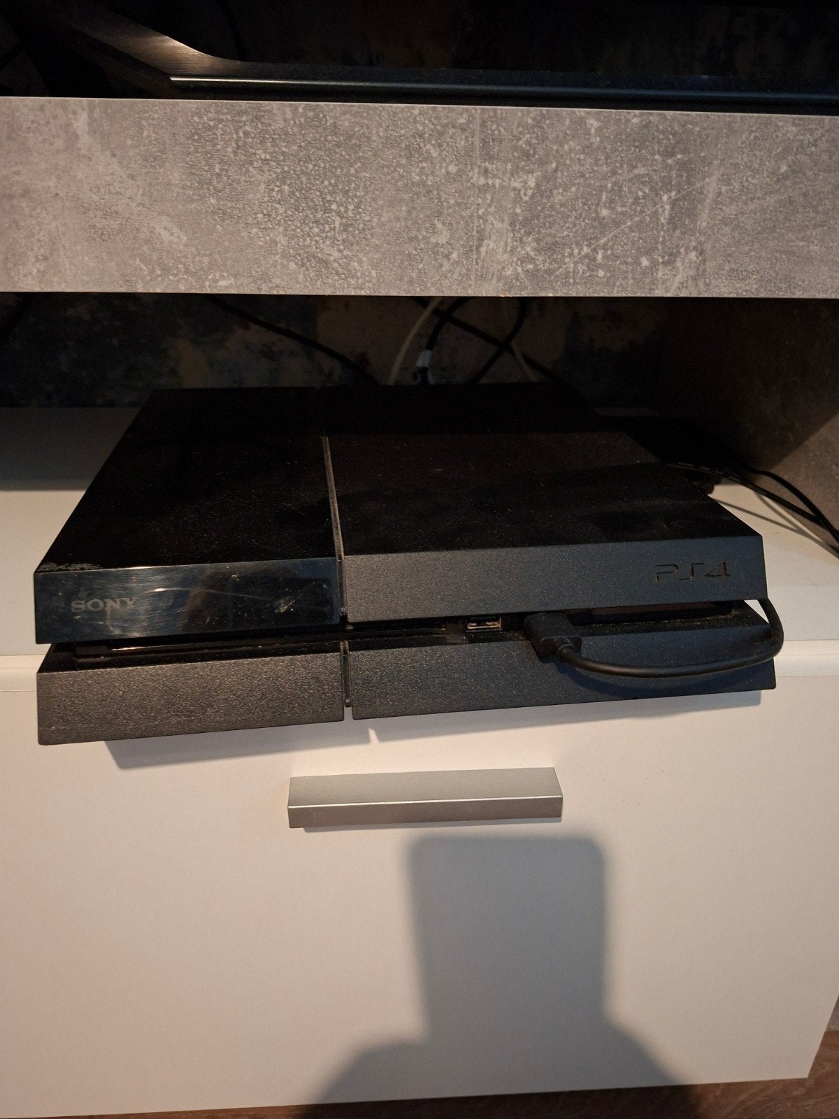 ps4 500gb met controller en externe hdd 700gb, Ophalen, Met 1 controller, Original, Met harde schijf
