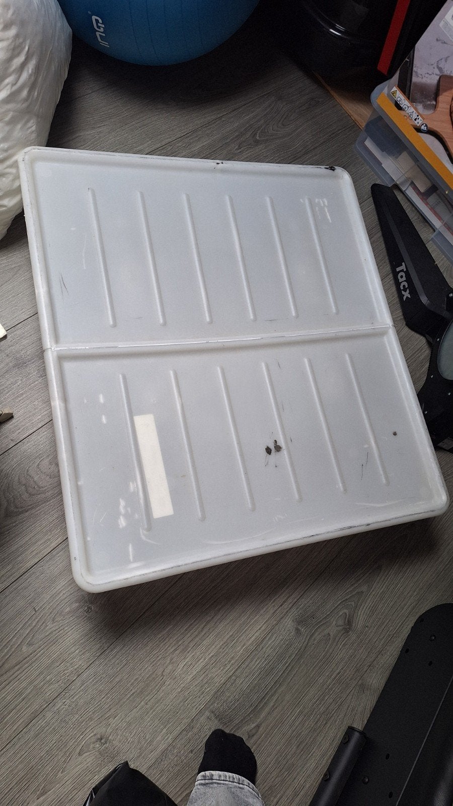 gratis witte opbergbak van Ikea, Ophalen, Gebruikt