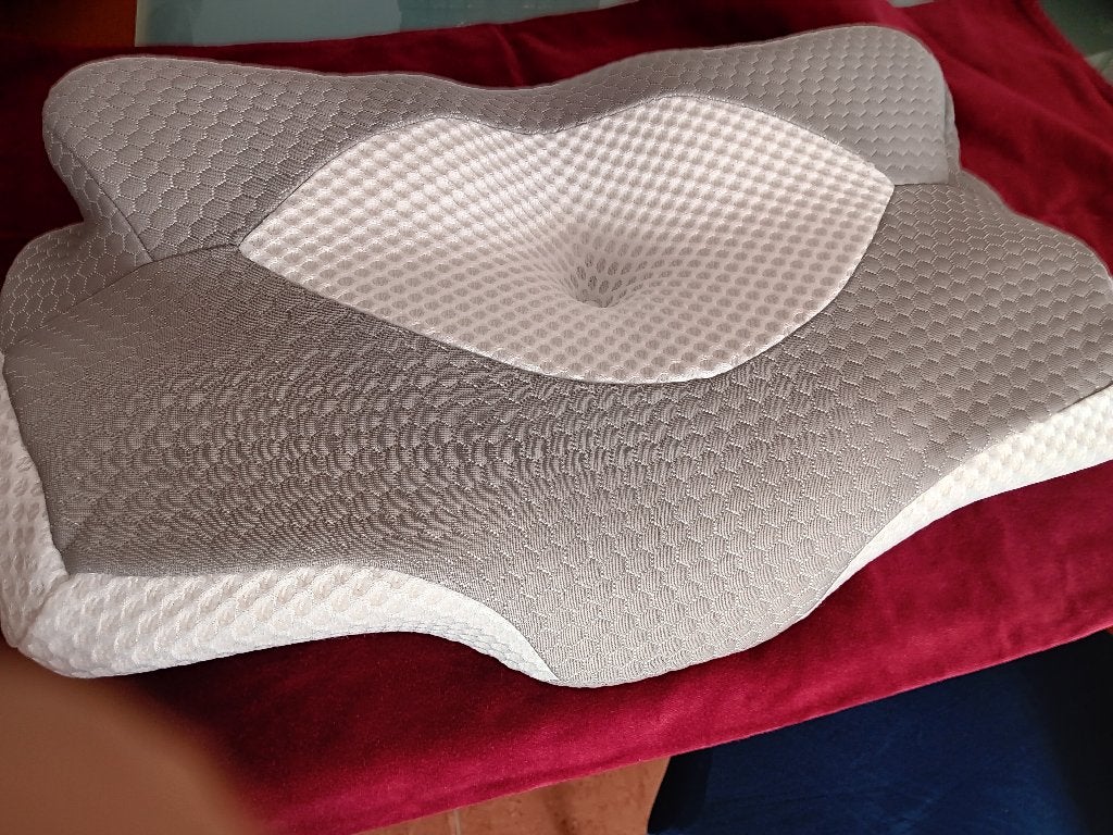 Ergonomisch hoofdkussen, Schuim, Eenpersoons, Wit, Ophalen of Verzenden