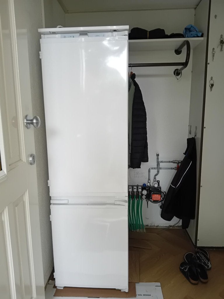 koelvriescombinatie, Huis en Inrichting, Keuken | Keukenelementen, Ophalen, Wit, 50 tot 100 cm, Zo goed als nieuw
