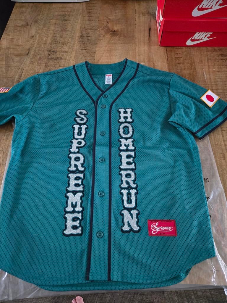 Supreme x Homerun baseball jersey M, Overige kleuren, Maat 48/50 (M), Nieuw, Ophalen of Verzenden