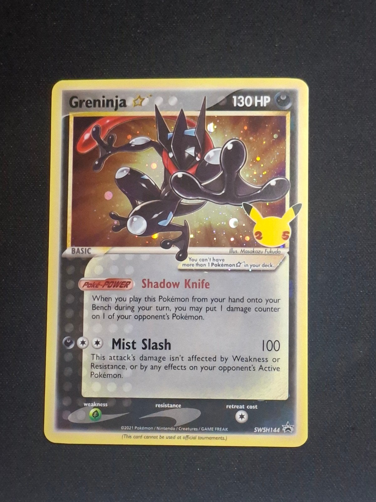 Greninja 144 SWSH PROMO, Ophalen of Verzenden, Zo goed als nieuw