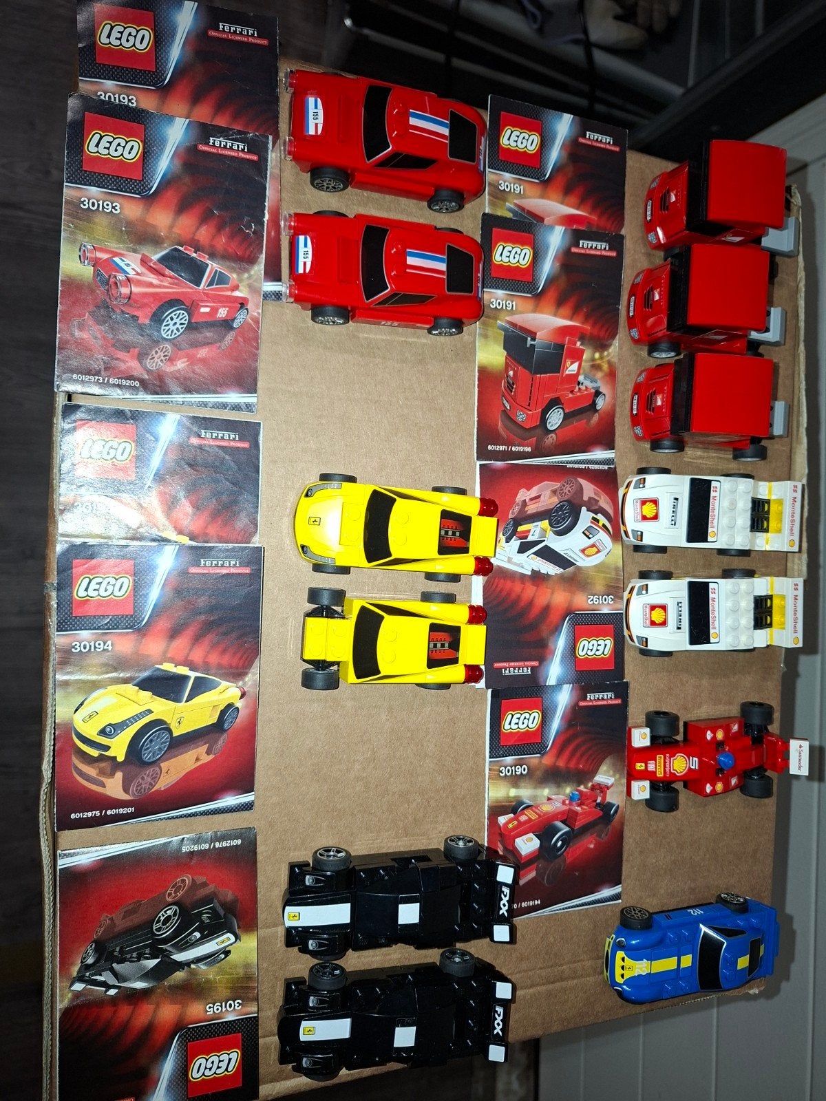 LEGO SHELL FERRARI COLLECTIE, Gebruikt, Overige thema's, Lego, Overige typen