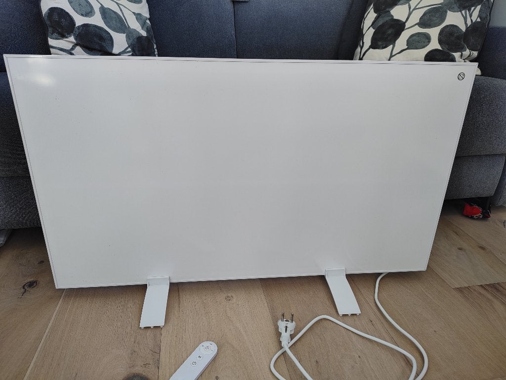 Infraroodpaneel 450W - wit - met WiFi en afstandsbediening, Doe-het-zelf en Verbouw, Verwarming en Radiatoren, Ophalen, 30 tot 80 cm