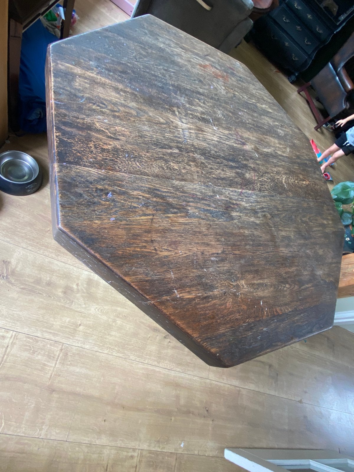 Klooster tafel eettafel, Ophalen, Zo goed als nieuw, Rechthoekig, 50 tot 100 cm