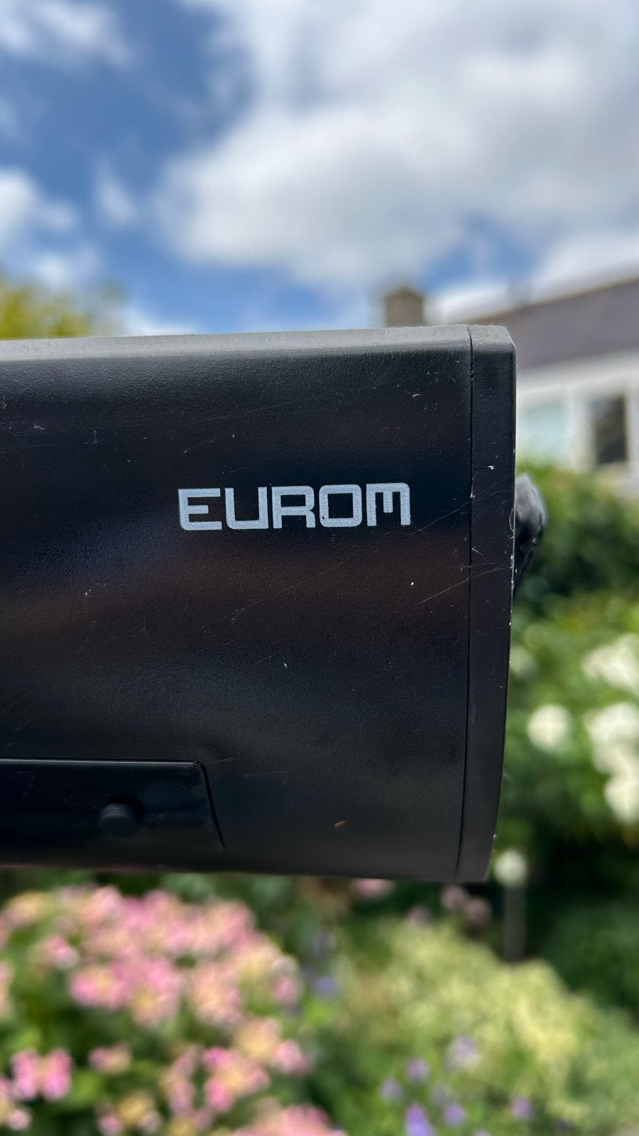 Eurom Shadow Terrasverwarmer met Afstandsbediening, Tuin en Terras, Terrasverwarmers, Gebruikt, Vloer, Waterbestendig, Ophalen