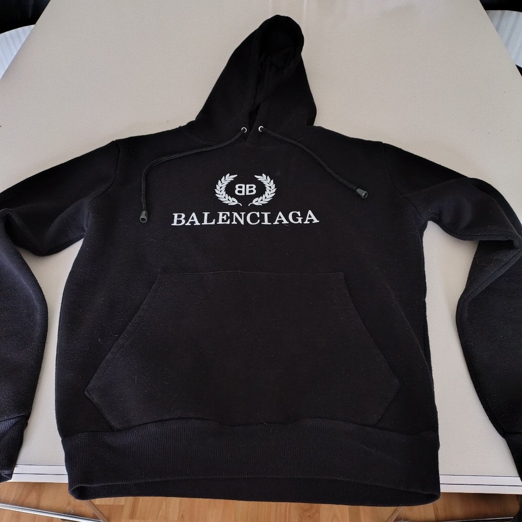 Balenciaga Hoodie maat S, Zwart, Ophalen of Verzenden, Gedragen, Balenciaga